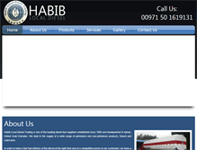 Tablet Screenshot of habibdiesel.com